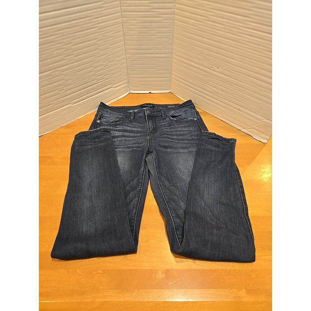 Judy Blue Jeans Women's 7/28 Skinny Fit High Rise Ankle Stretch Dark Wash - Picture 6 of 16